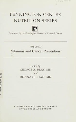 Vitamins and cancer prevention
