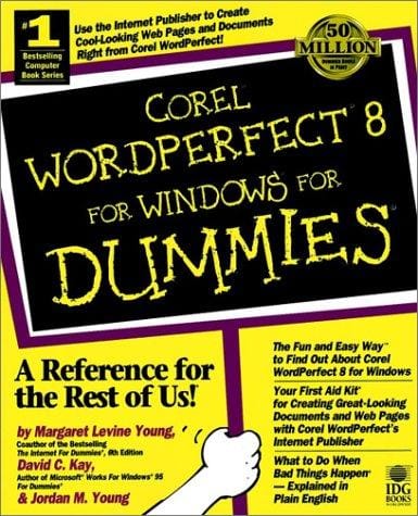 WordPerfect 8 for Windows for dummies