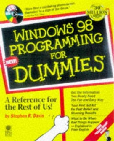 Windows 98 programming for dummies