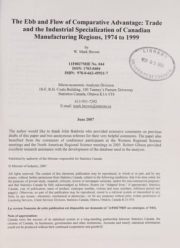 The ebb and flow of comparative advantage