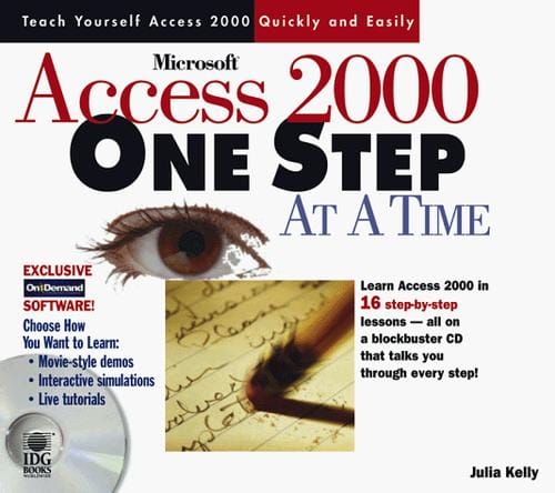 Microsoft Access 2000 one step at a time