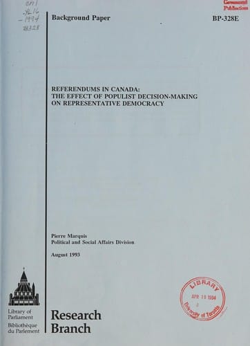Referendums in Canada