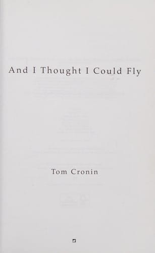 And I thought I could fly