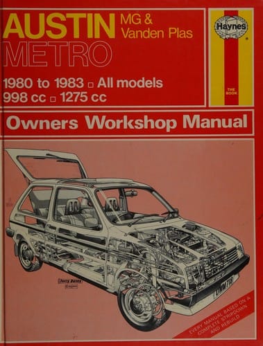 Metro owners workshop manual