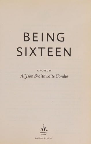 Being Sixteen