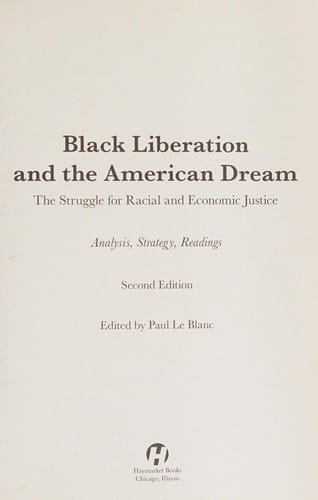 Black liberation and the American Dream