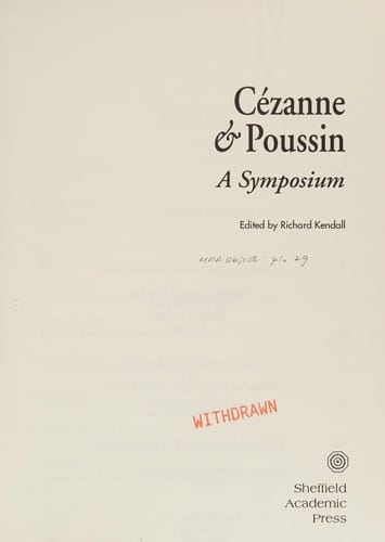 Cézanne & Poussin