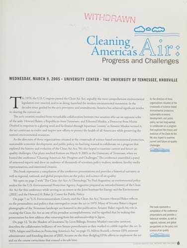 Cleaning America's air