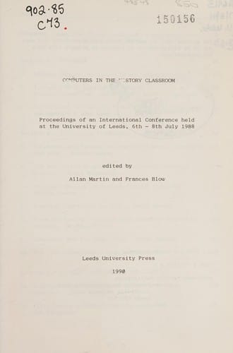 Computers in the history classroom