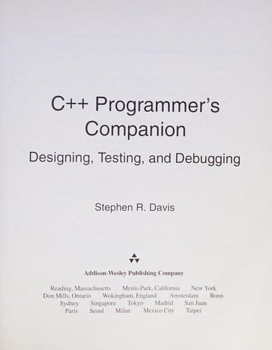 C++ programmer's companion