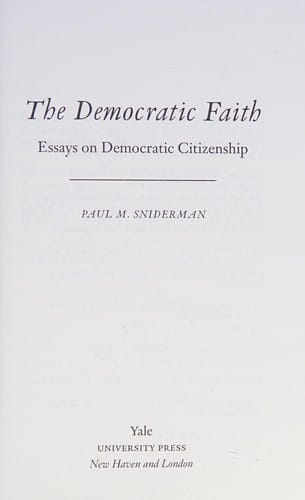 The democratic faith
