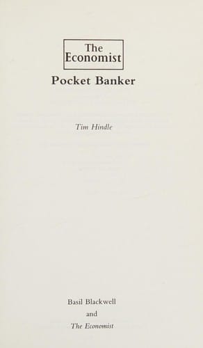 The Economist pocket banker
