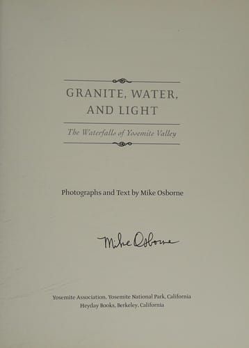 Granite, water, and light