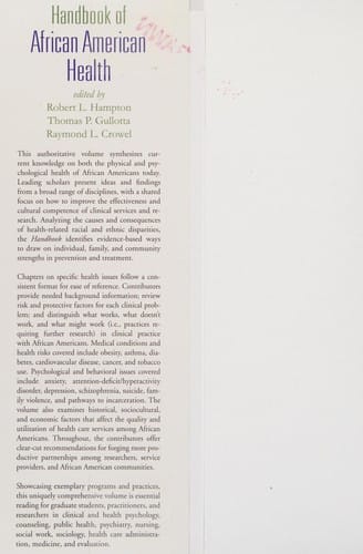 Handbook of African American health