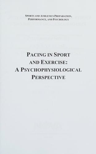 Pacing in sport and exercise