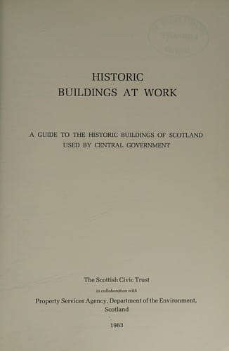 Historic buildings at work