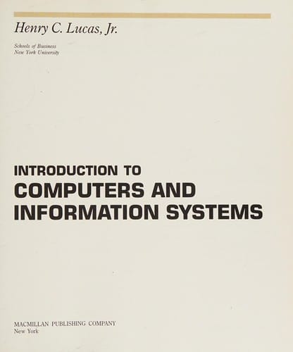 Introduction to computers and information systems