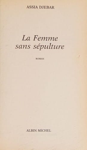 La femme sans sépulture