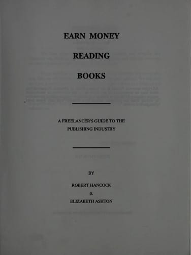 Earn money reading books