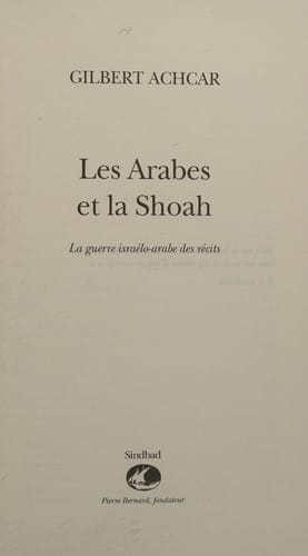 The Arabs and the Holocaust