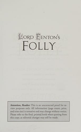 Lord Fenton's folly