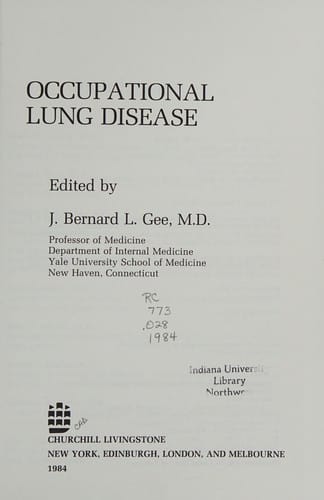 Occupational lung disease