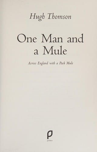 One man and a mule