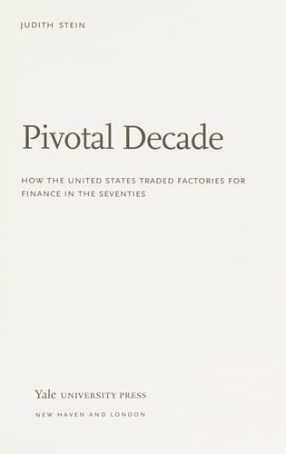 Pivotal decade