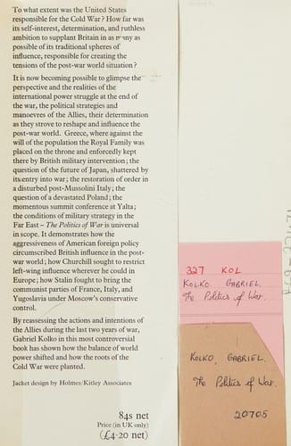 The Politics of War, Allied Diplomacy and the World Crisis of 1943-45