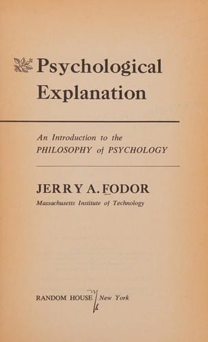 Psychological explanation