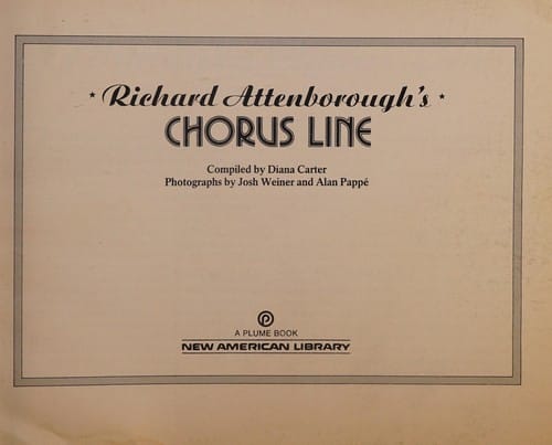 Richard Attenborough's Chorus line