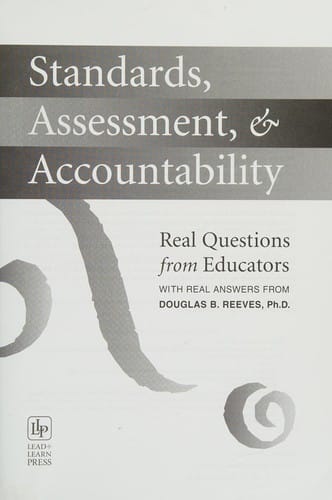 Standards, assessment & accountability