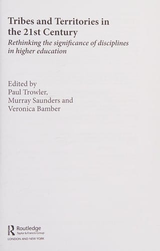 Tribes and territories in the 21st-century
