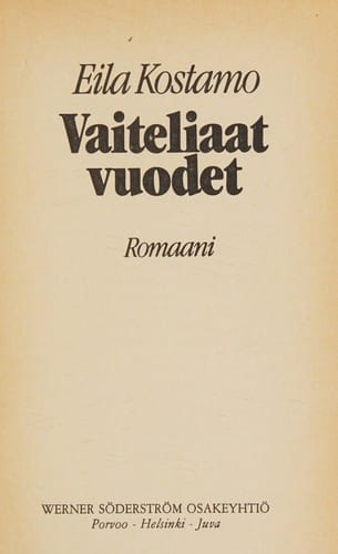 Vaiteliaat vuodet