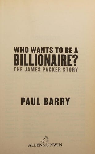 Who wants to be a billionaire?