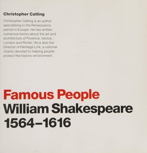 William Shakespeare, 1564 - 1616