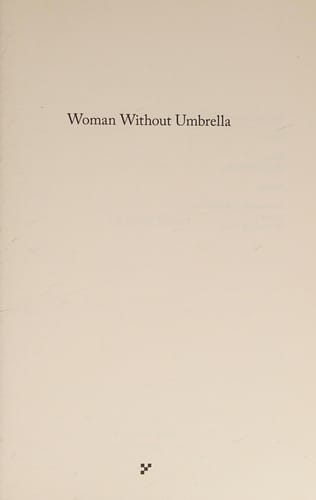 Woman without umbrella