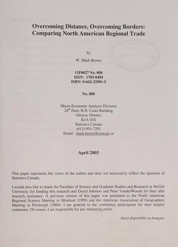 Overcoming distance, overcoming borders