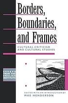 Borders, boundaries and frames