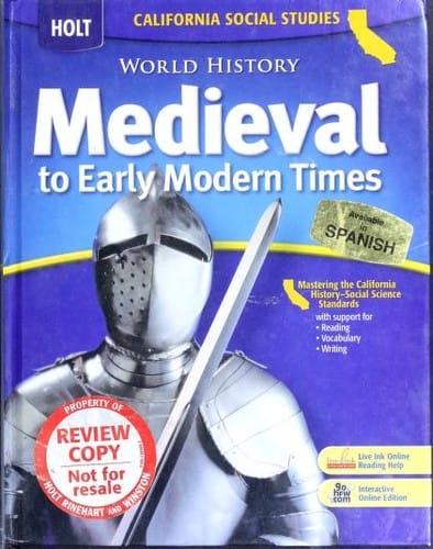 Holt world history Medieval to Early Modern Times