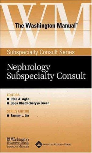 Washington manual nephrology subspecialty consult