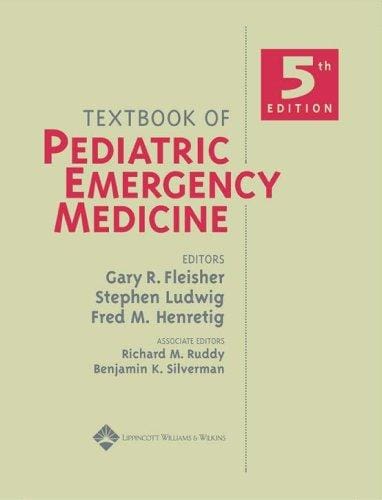 Textbook of pediatric emergency medicine