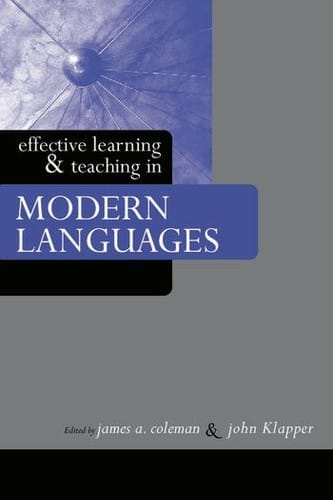 Effective learning and teaching in modern languages