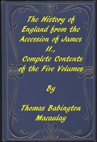 The History of England from the accession of James the Second