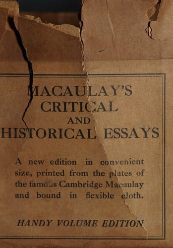 Critical and historical essays contributed to the Edinburgh review
