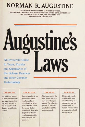 Augustine's Laws and major system development programs