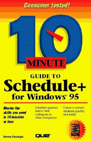 10 minute guide to Schedule+ for Windows 95