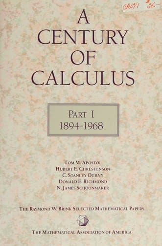 Century of Calculus, 1969-1991