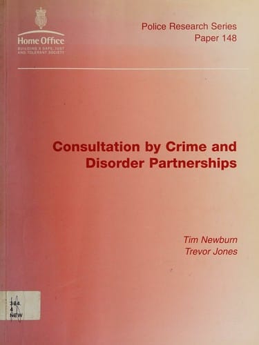 Consultation by crime and disorder partnerships