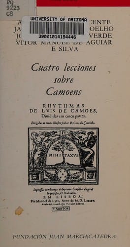 Cuatro lecciones sobre Camoens